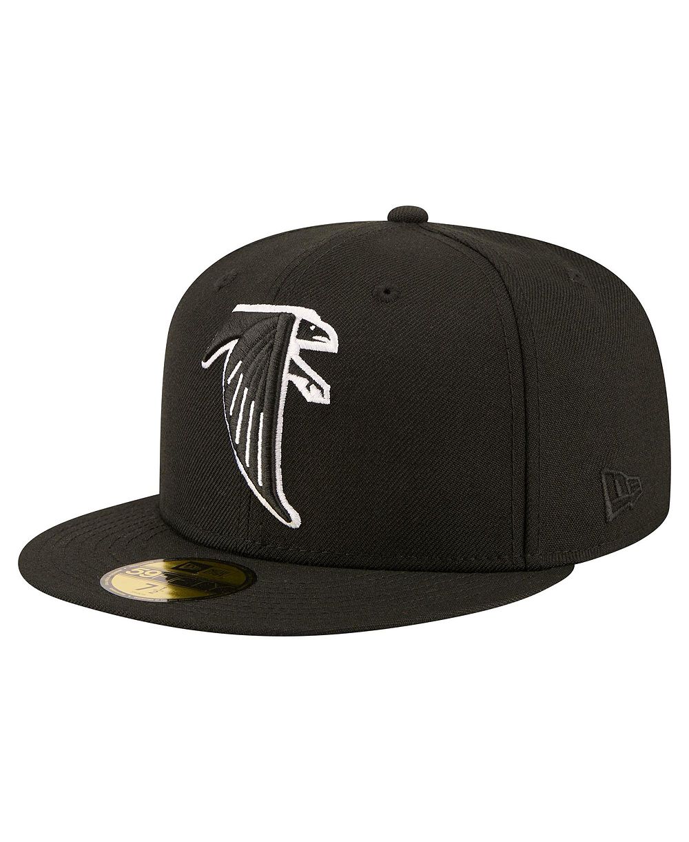 Мужская fitted-кепка New Era Black Atlanta Falcons 59FIFTY