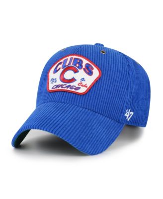 Мужская регулируемая кепка '47 Brand Royal Chicago Cubs Accordia Corduroy MVP