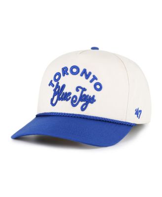 Мужская регулируемая кепка '47 Brand Natural/Royal Toronto Blue Jays Rope Script Hitch