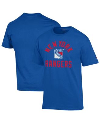 Champion Men's New York Rangers Primary Logo Classic Fit Cotton Jersey T-Shirt