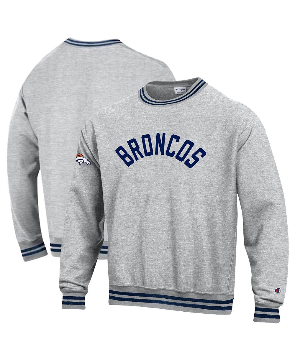 Champion мужская тяжелая толстовка с надписью Denver Broncos Reverse Weave Yarn Dye