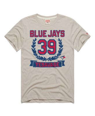 Homage мужская футболка с принтом Trey Yesavage Wreath Rookie Toronto Blue Jays из трикотажной смеси