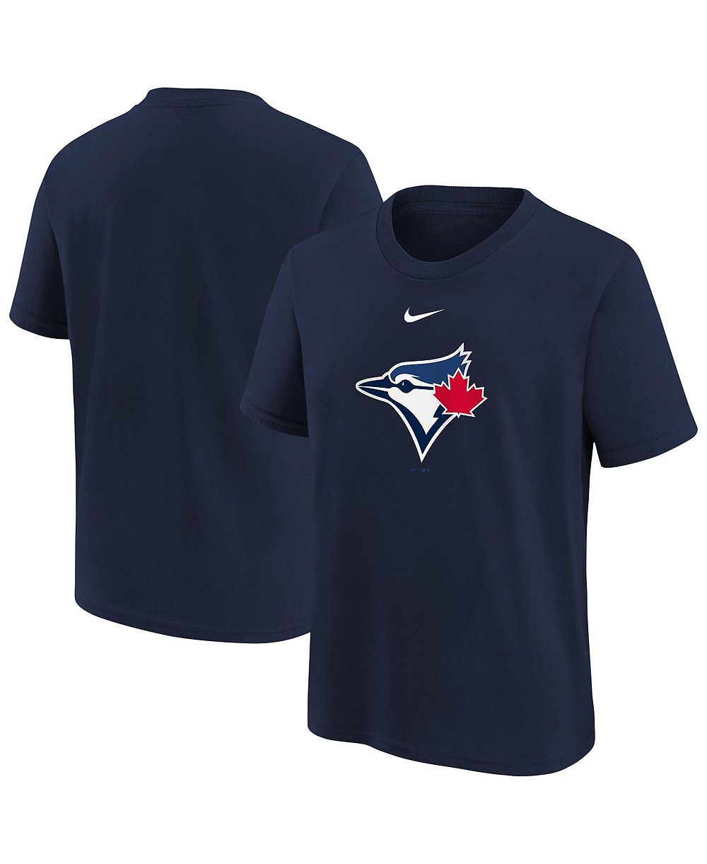 Nike Big Boys and Girls Navy Toronto Blue Jays Large Logo T-Shirt