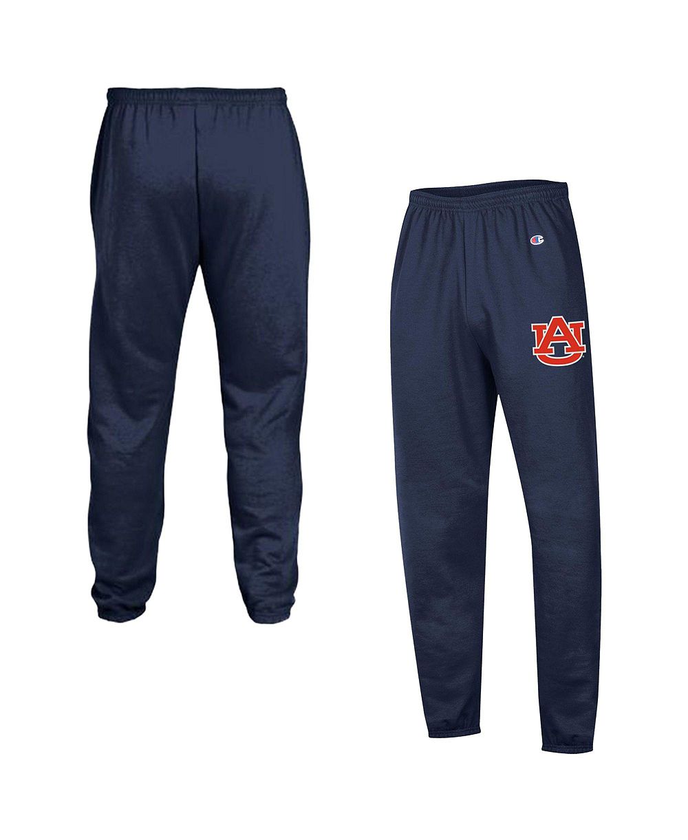 Champion Men's Navy Auburn Tigers Powerblend Banded Fleece Sweatpants