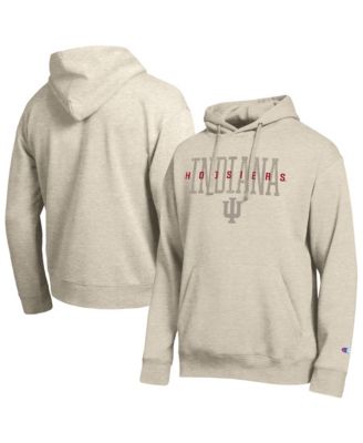 Champion Men's Indiana Hoosiers All-Star Neutral Stack Relaxed-Fit Fleece-Lined Hoodie