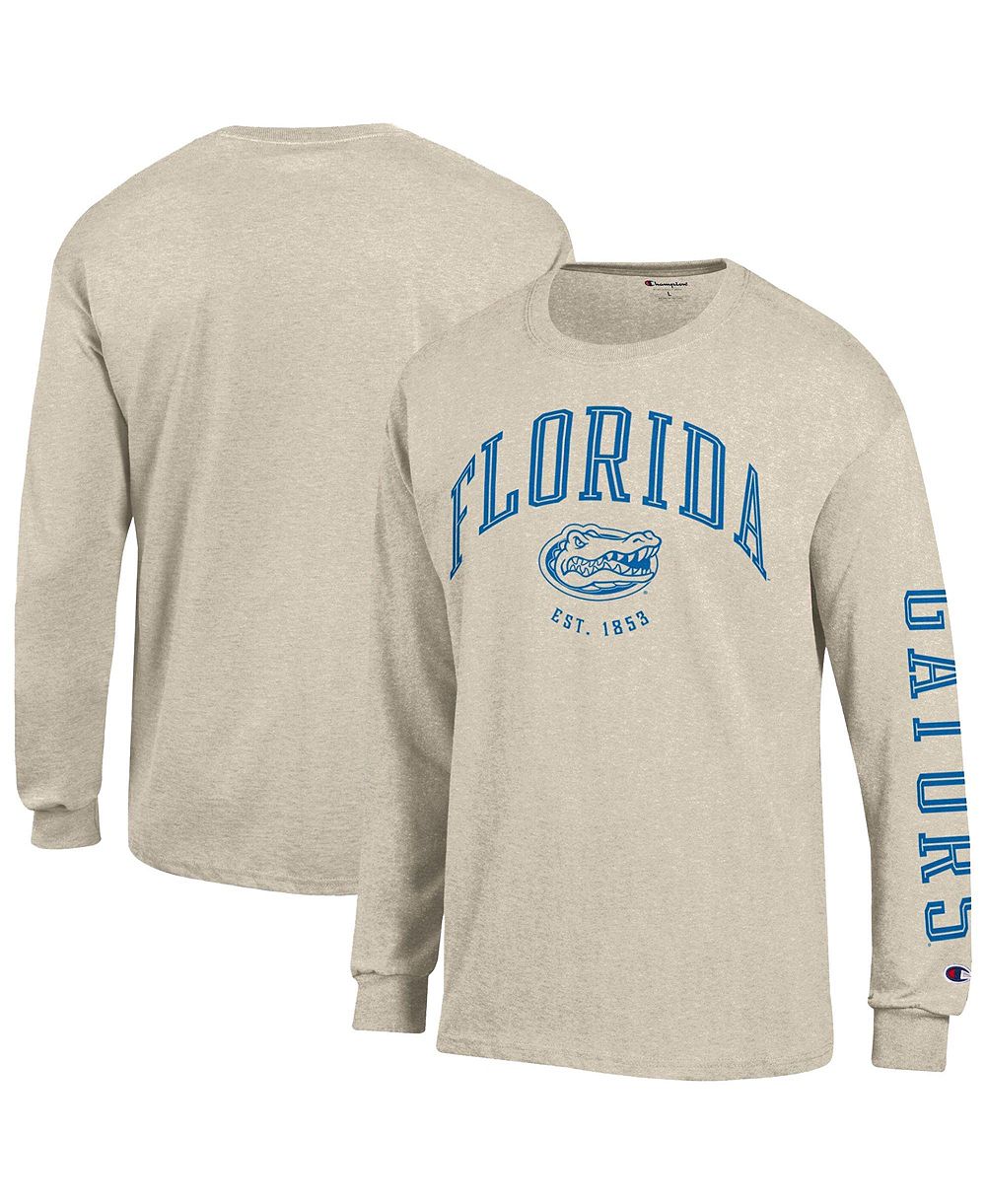Мужская футболка Champion Florida Gators Neutral Arch Long-Sleeve Classic Fit