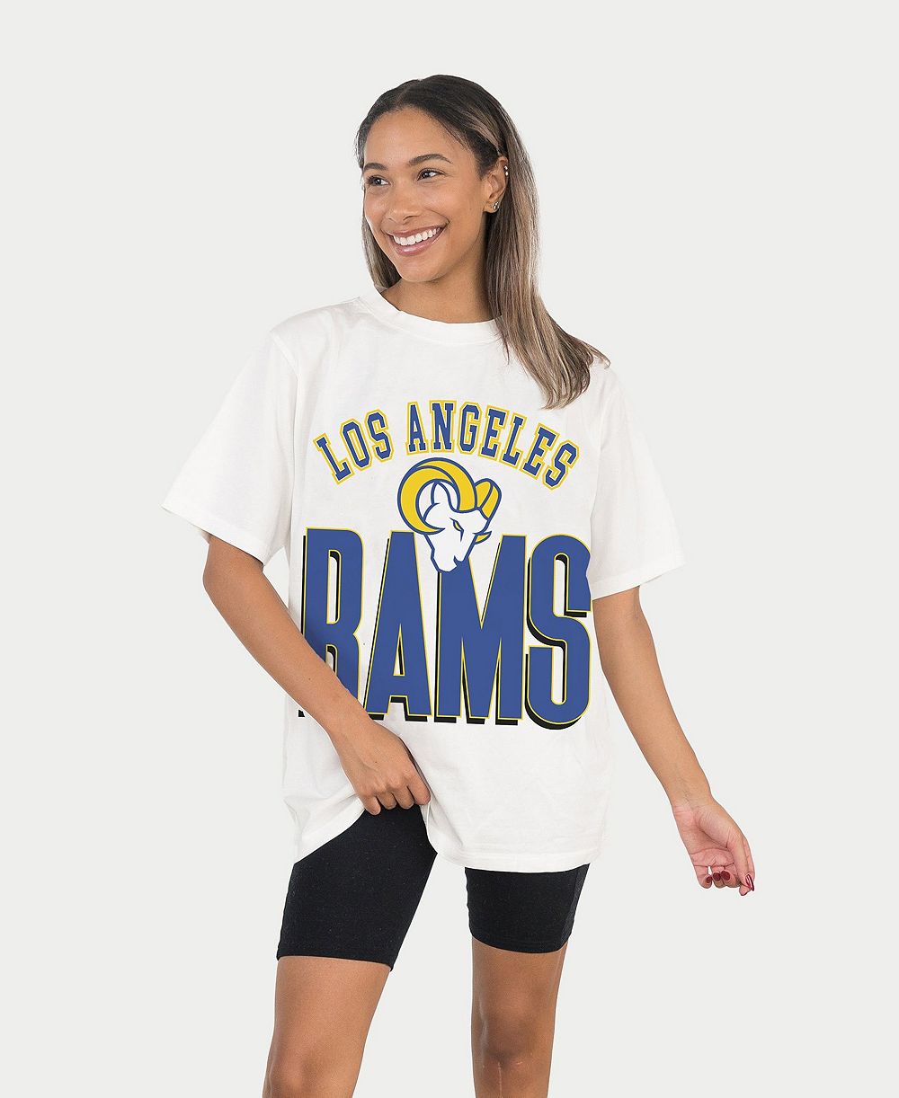 Gameday Couture женская футболка с крупным принтом Los Angeles Rams Fierce Focus, оверсайз