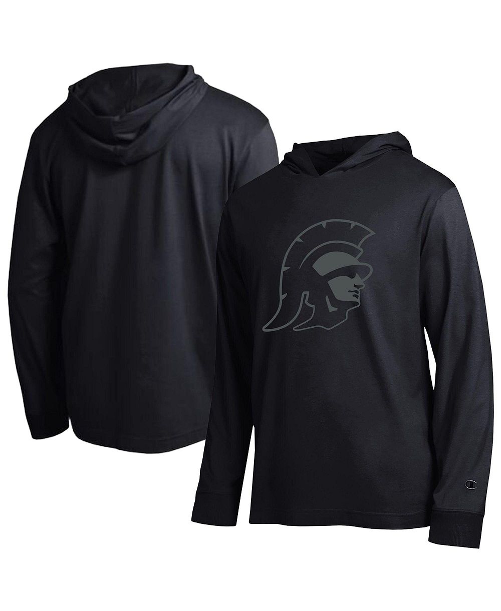 Мужская футболка Champion USC Trojans Tonal All-Star Hooded Dropped-Shoulder Long-Sleeve