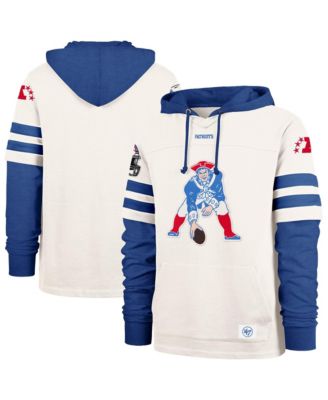 '47 Brand мужская кремовая толстовка с капюшоном New England Patriots Split Zone Cornerback Duo Lacer