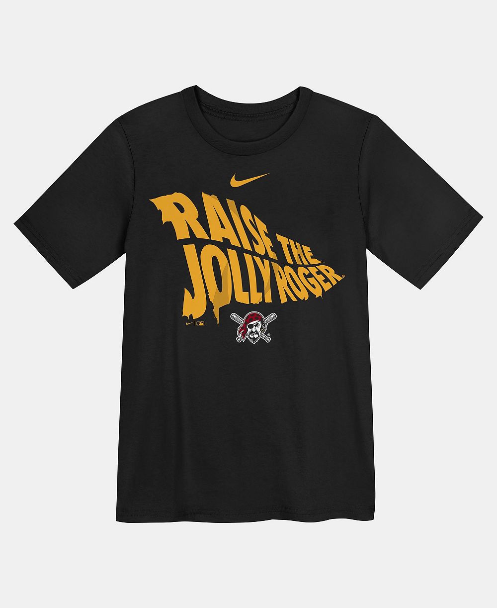 Детская футболка Nike цвета черного с логотипом Pittsburgh Pirates