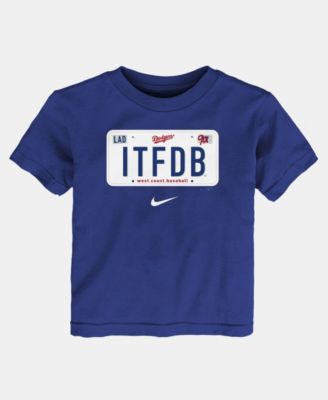 Nike Toddler Blue Los Angeles Dodgers Hometown Local Collection T-Shirt