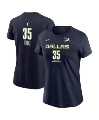 Женская футболка Nike свободного кроя с принтом Azzi Fudd Explorer Edition Dallas Wings