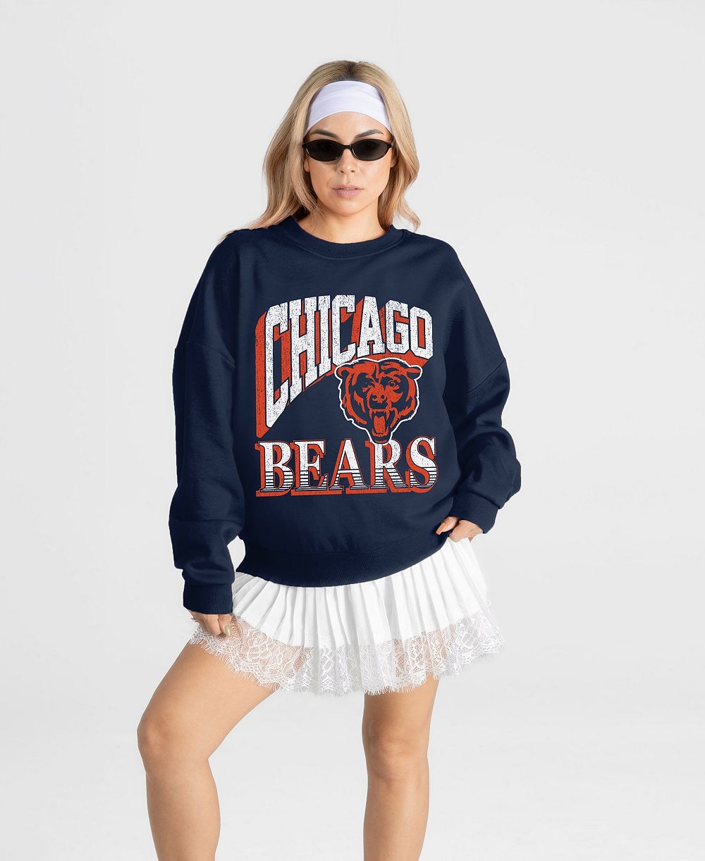 Gameday Couture женская оверсайз толстовка Chicago Bears Main Character со спущенным плечом