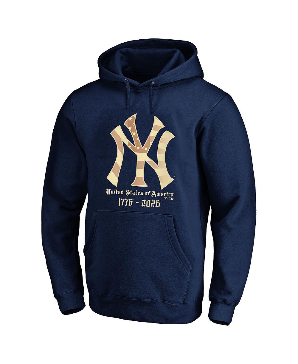 Fanatics мужская толстовка с графическим принтом New York Yankees USA 1776-2026 Classic Fit Big & Tall