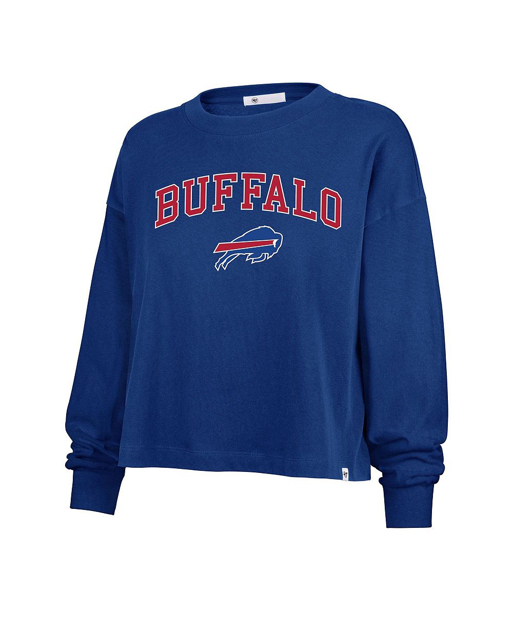 '47 Brand Женская футболка с длинным рукавом Buffalo Bills большого размера