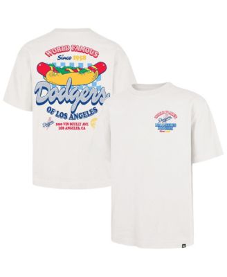 '47 Brand Men's Cream Los Angeles Dodgers Glizzy T-Shirt