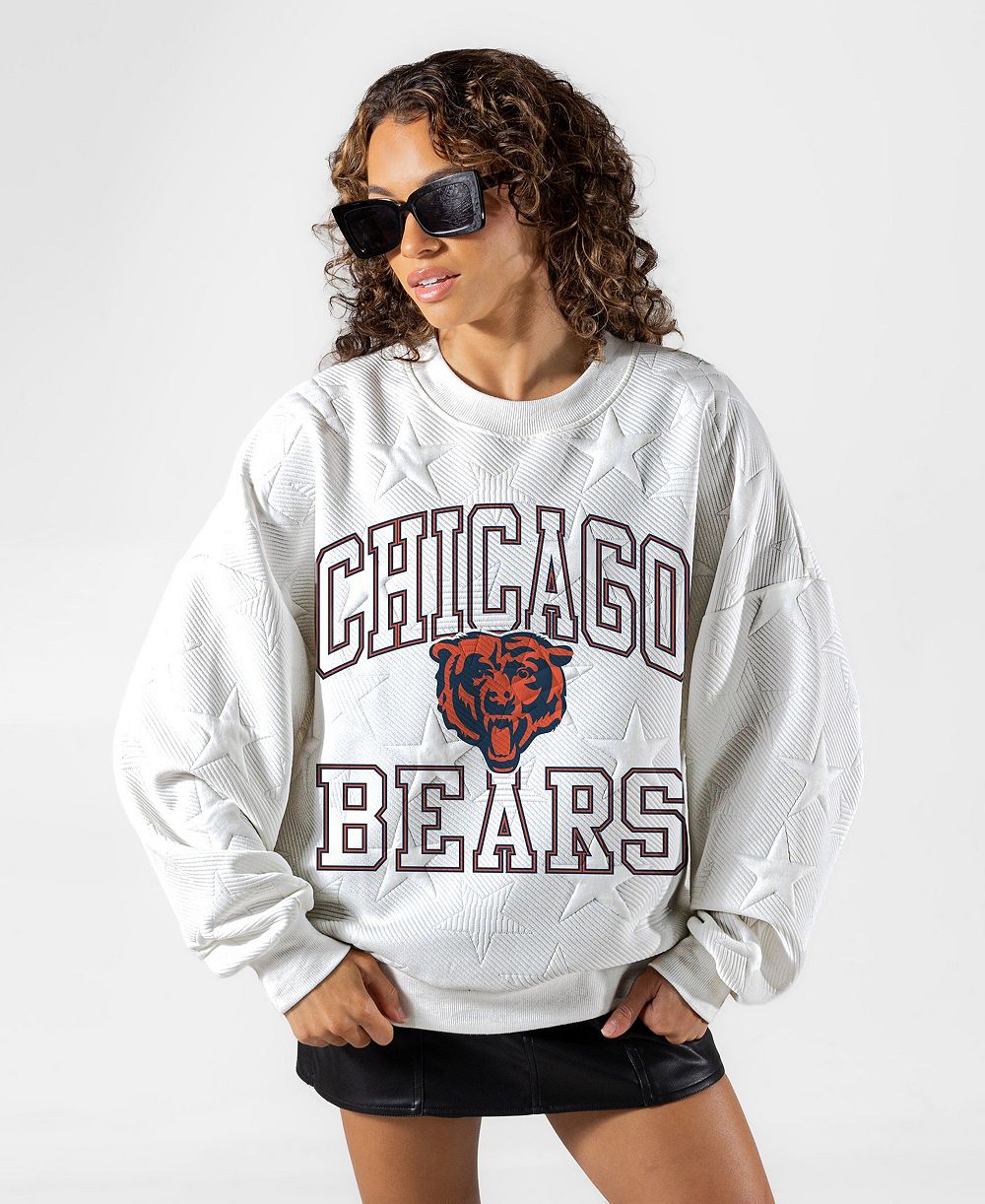 Gameday Couture Женский оверсайз свитшот с принтом Chicago Bears Big Play Energy