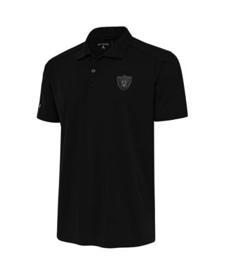 Antigua Men's Las Vegas Raiders Tonal Logo Tribute Polo Shirt