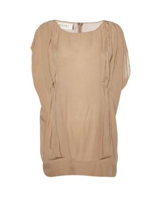 Pre-Owned Marni Women's Crepe Dolman Sleeve Blouse