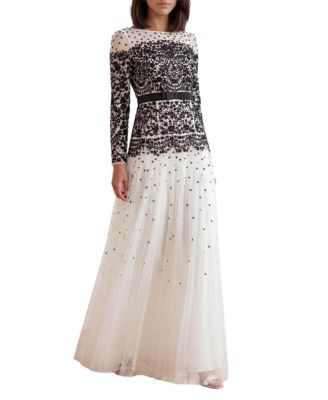 Needle & Thread Women's Gilded Long Sleeve Maxi Lace Gown