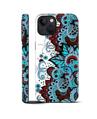 Blue mandala for iphone 14 plus
