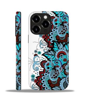 Blue mandala for iphone 15 pro max