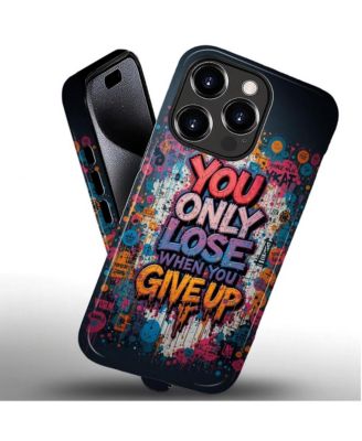 LISEN Give Up Club 2-Layer Phone Case Compatible with Apple iPhone 14 Pro Max