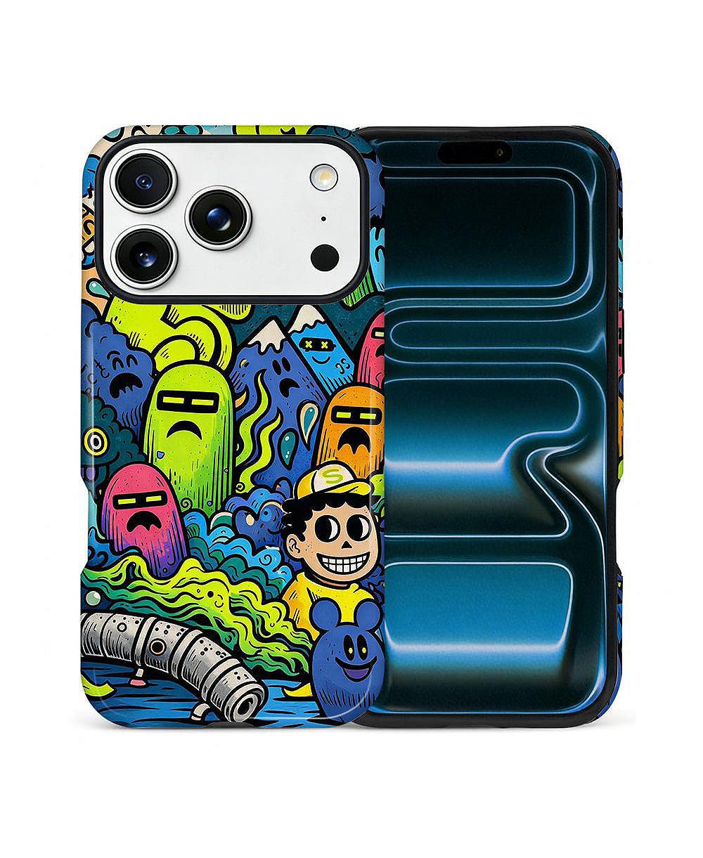LISEN Ghost City 2-Layer Phone Case for Apple iPhone 17 Pro Max