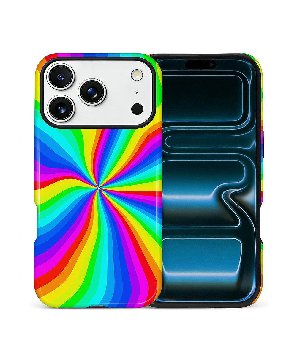 LISEN чехол для телефона, совместимый с Apple iPhone 17 Pro Max, двухслойный прочный, Spectrum Core