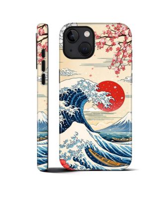Crimson sun wave for iphone 14