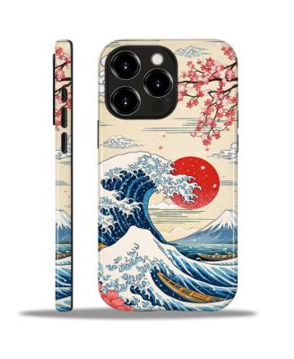 Crimson sun wave for iphone 14 pro
