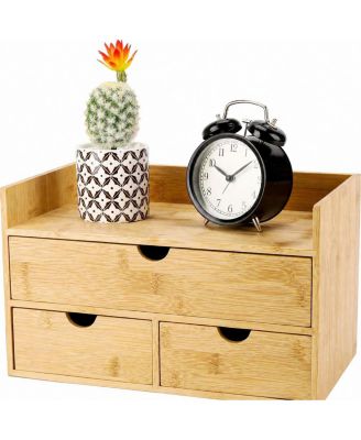 3 drawers with shelf