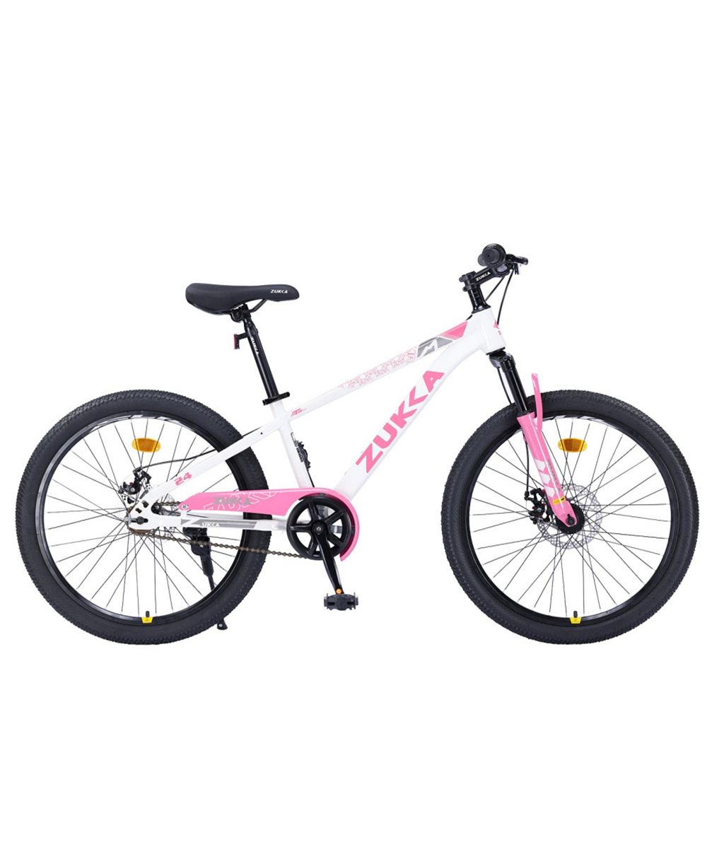 Велосипед ECHTPeak Mountain Bike 24 Inch с передней амортизационной вилкой и двойными дисковыми тормозами, 220 lbs, возраст 9-12