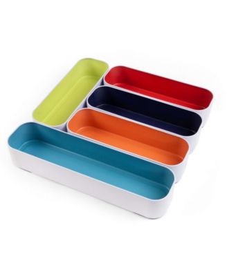 three by three Metal Drawer Organizers, Set of 5
