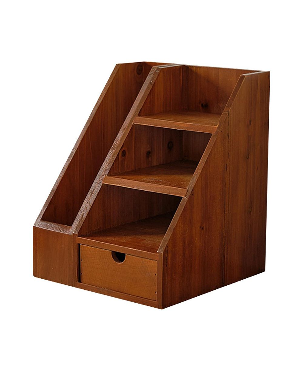 DANRONG набор органайзеров для рабочего стола в деревенском стиле, 2 шт., держатель для документов