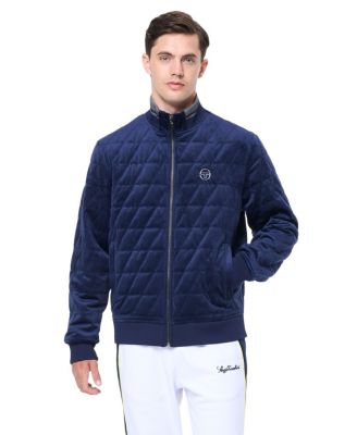 Sergio Tacchini Мужская бомбер-куртка Redi из велюра с простежкой