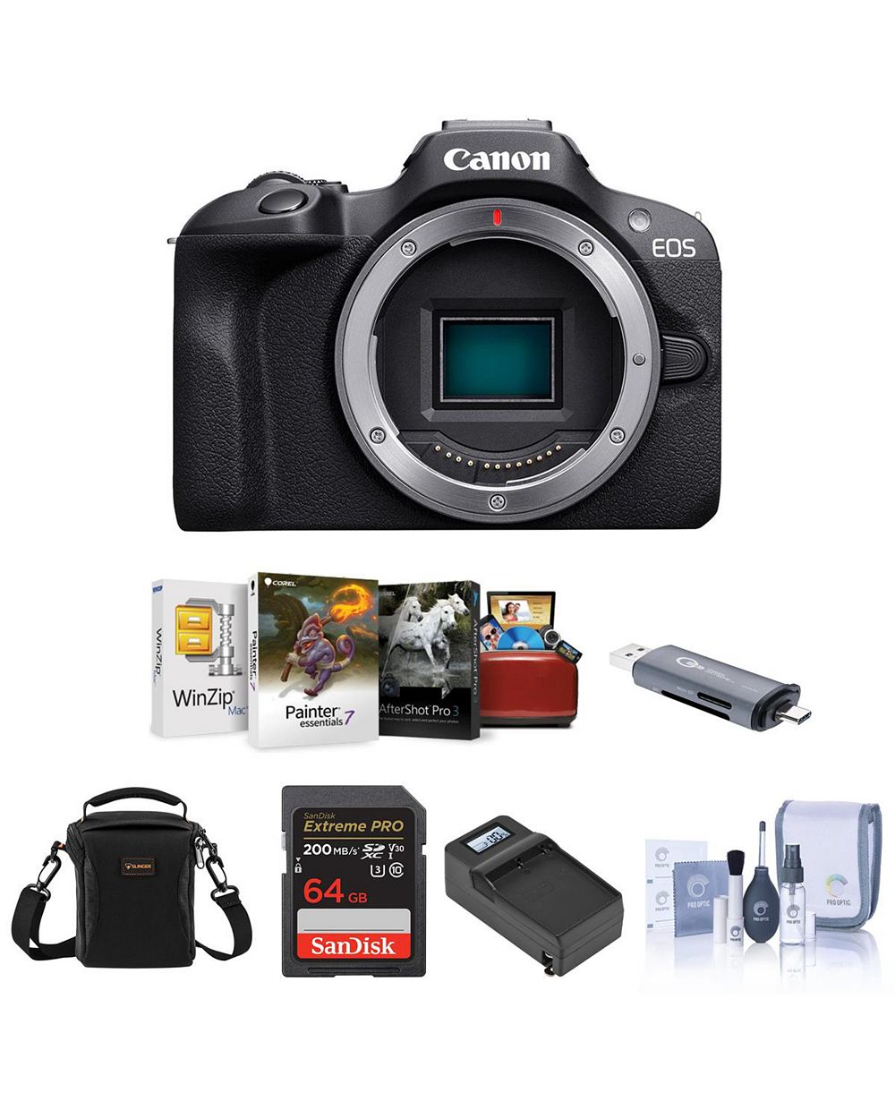 Canon EOS R100 Mirrorless Camera, Bundle with Included Value