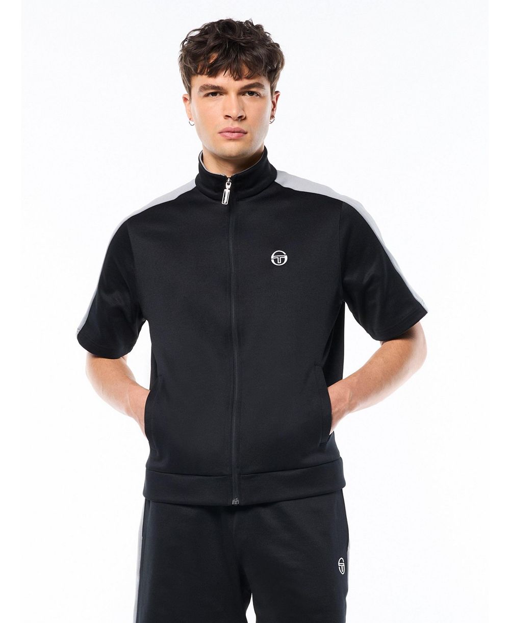 Sergio Tacchini Men's Viscotti Short Sleeve Track Jacket
