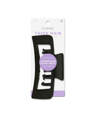 Gimme Beauty XL Rectangle Claw Clip Duo Hair Clips with Velvet Like Finish for All Hair Types Non Slip, Firm Hold Daily Wear Accessory