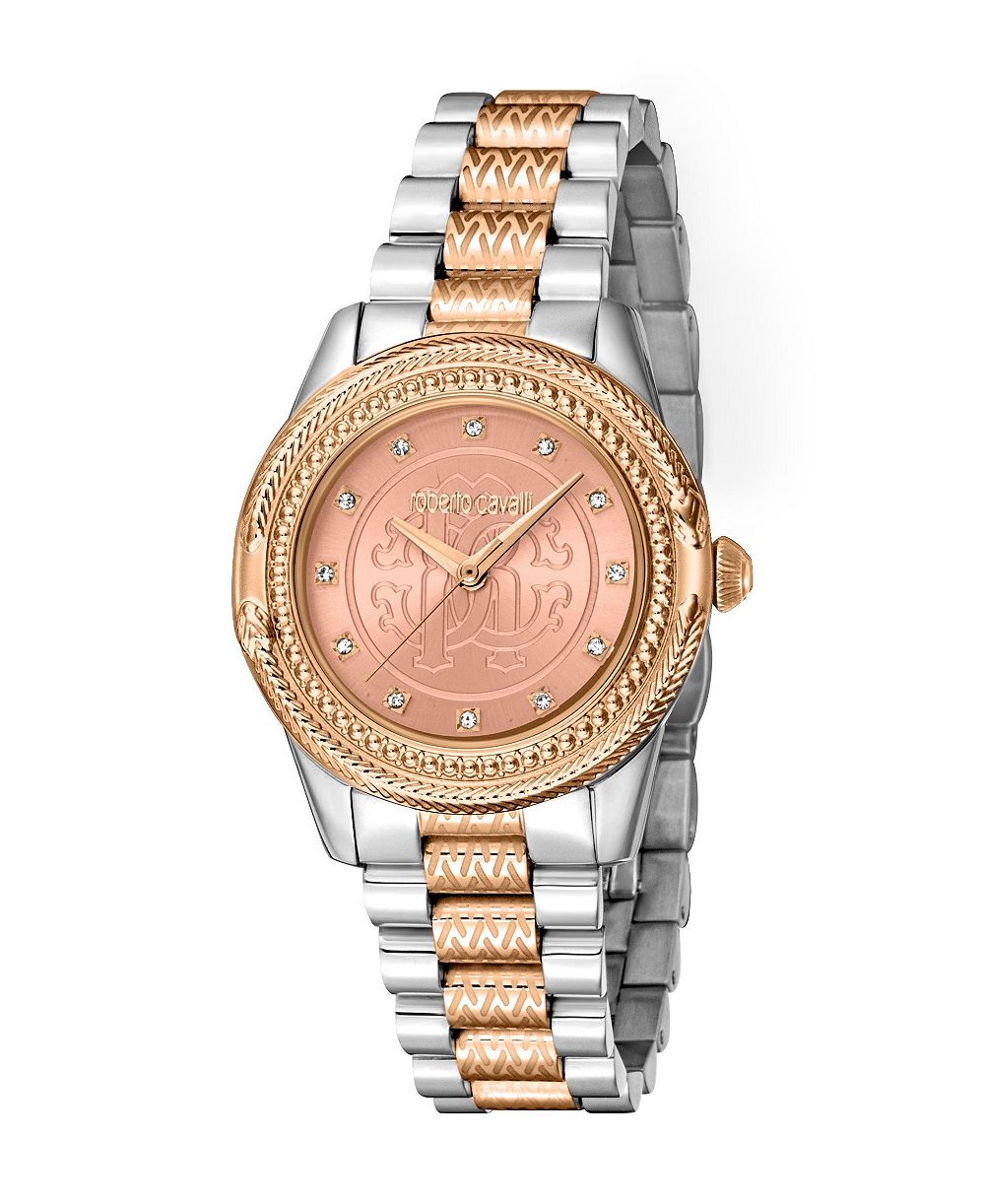 Женские часы Roberto Cavalli Snake Core Quartz Stainless Steel Bracelet