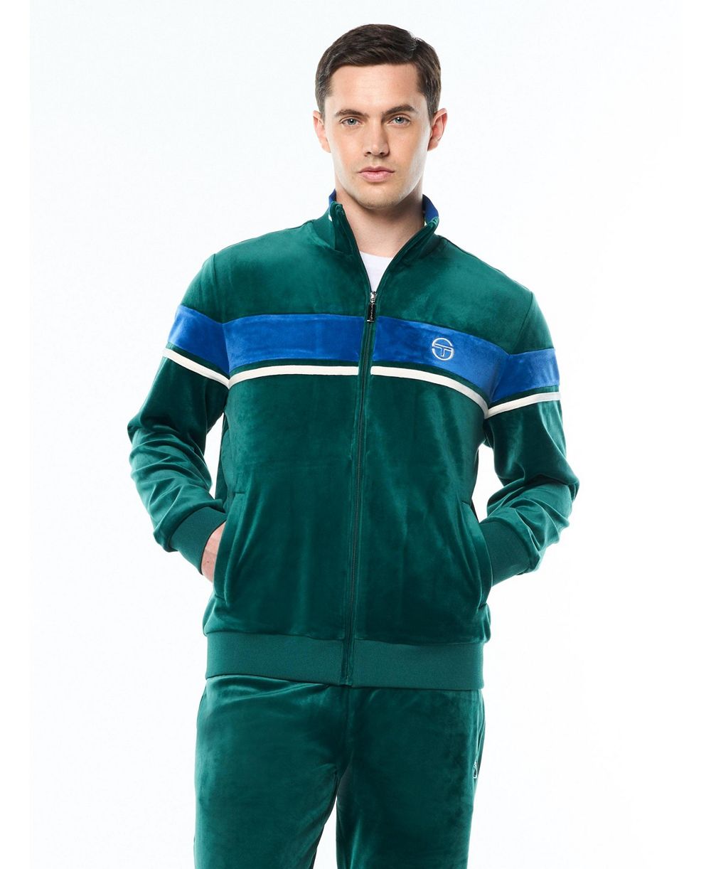 Мужская велюровая спортивная куртка Sergio Tacchini Damarindo