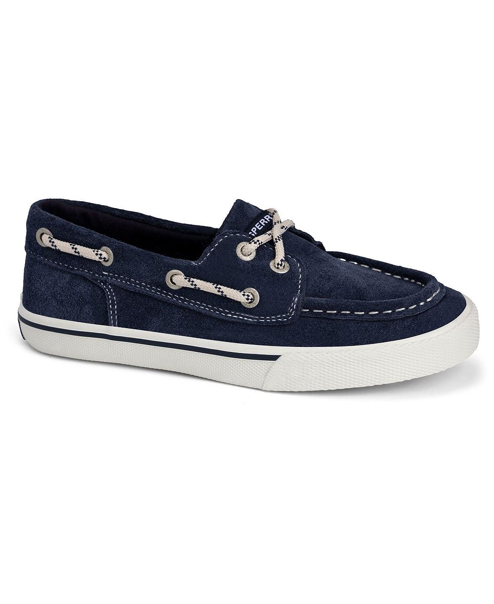 Детские замшевые лодочные туфли Sperry Bahama