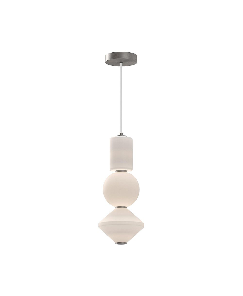 Alora Mood Bijou 8-in Glass Dimmable LED Pendant