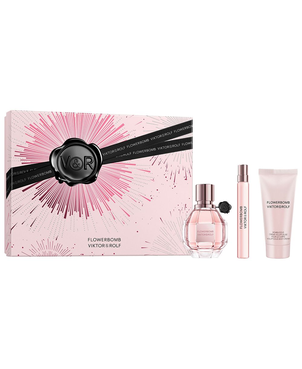Подарочный набор из 3 предметов Viktor & Rolf Flowerbomb Parfum