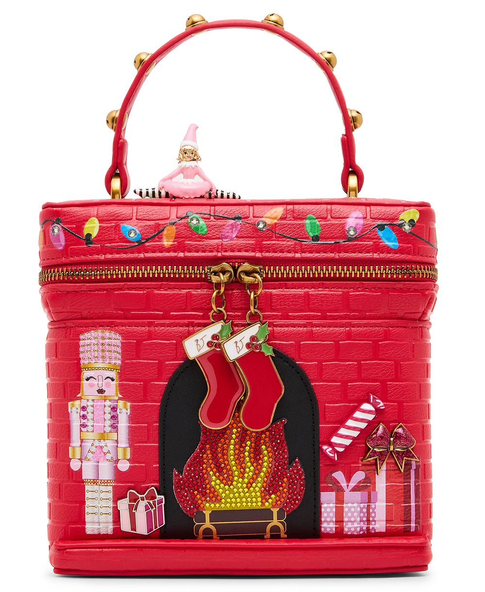 Betsey Johnson Cozy Up Light-Up Medium Crossbody Handbag