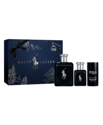 Подарочный набор Ralph Lauren из 3 флаконов парфюма Polo Black Eau de Toilette