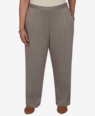 Alfred Dunner Plus Size Pull-On Dress Pants