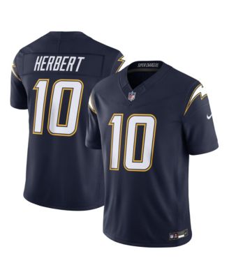 Nike Men's Justin Herbert Navy Los Angeles Chargers Alternate Super Chargers Vapor F.U.S.E. Stitched Limited Jersey