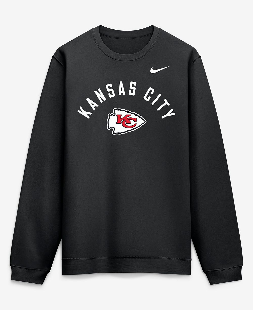 Nike мужской потниковый свитшот Primetime Club Kansas City Chiefs черного цвета
