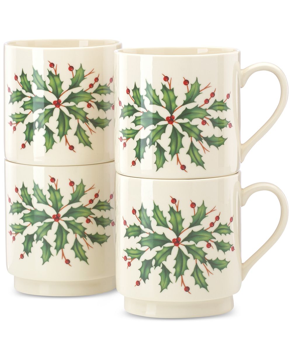 Lenox набор стаканов Stackable Mugs, 4 шт